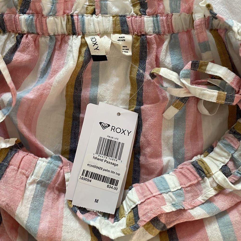 NWT!! Roxy Palm Life Top - Picture 4 of 5